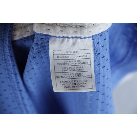 VTG Nike 2000s Air Jordan UNC North Carolina McCants #32 Jersey Size XXL Elite - Picture 7 of 10